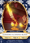 Lumière's Candle Blast Card, Part of the Sorcerers of the Magic Kingdom Game at Walt Disney World Resort