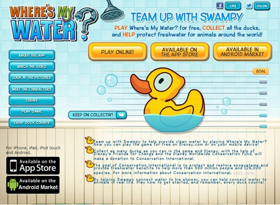 Play Disney's 'Where's My Water' to Help Raise Awareness About the Importance of Clean Water
