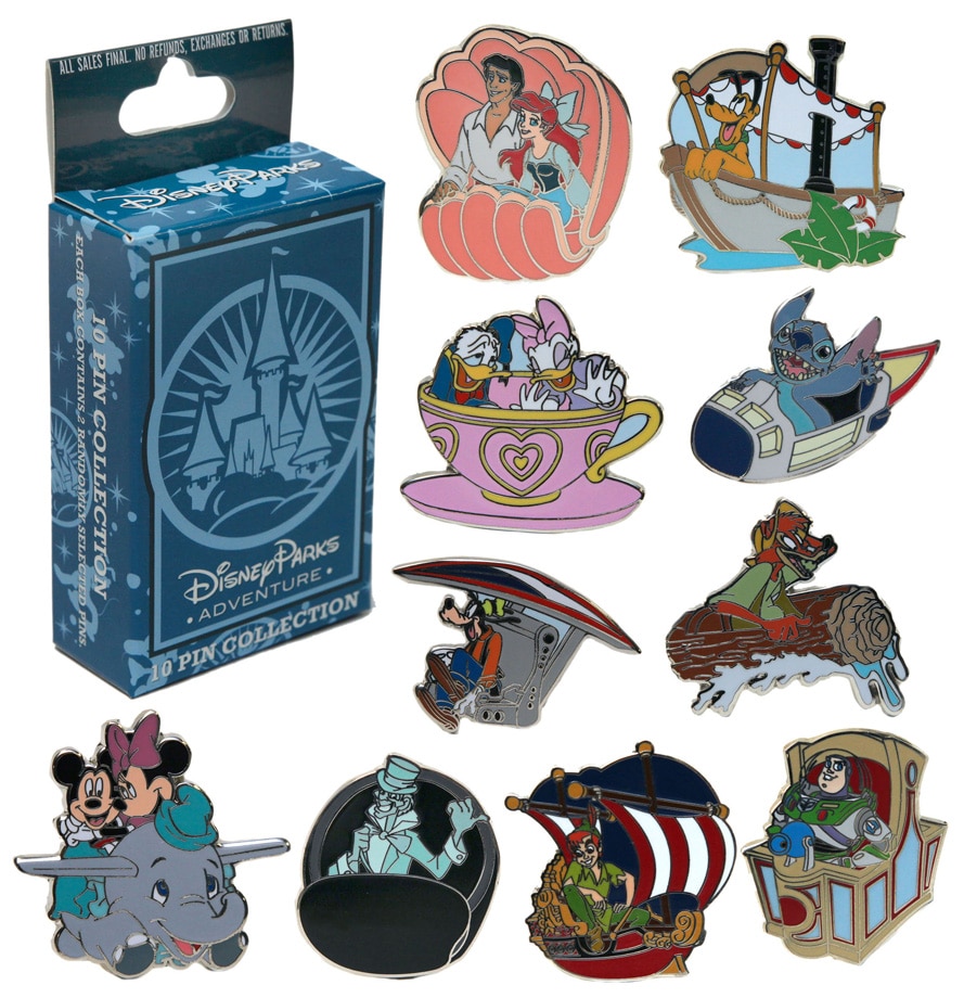 7 Disney Cruise Line Themed Character Trading Park Pins Specific Set ~ Brand NEW