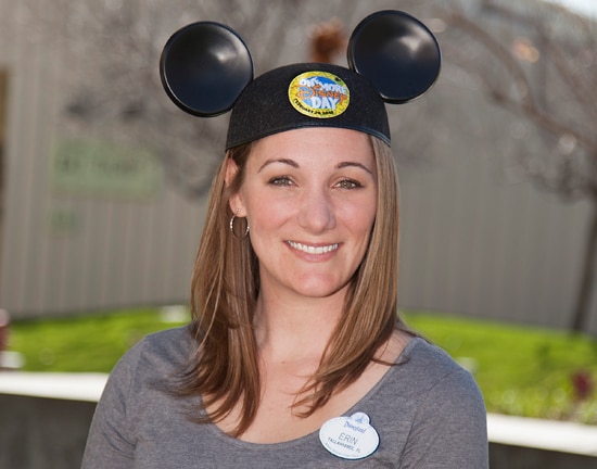 Disney Parks Blog Author Erin Glover Wears her One More Disney Day Limited-Edition Ear Hat