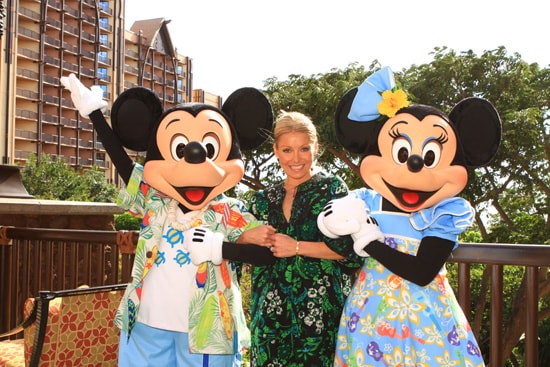 Kelly Ripa, Host of 'LIVE! with Kelly' Enjoys Aulani, A Disney Resort & Spa.
