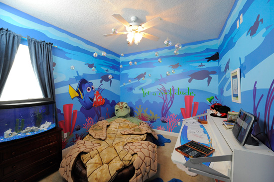 A 'Finding Nemo'-themed Room Designed on HGTV's 'My House Goes to Disney.'