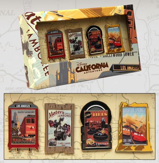 Disney California Adventure Park Attraction Poster-Inspired Pins Arriving in Late March/Early April