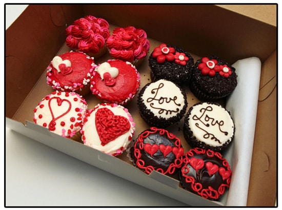Cupcakes at Disney Parks for Valentine's Day