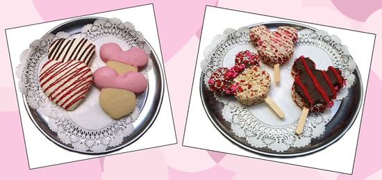 Mickey Mouse-Shaped Cookies and Rice Krispies at Disney Parks for Valentine's Day