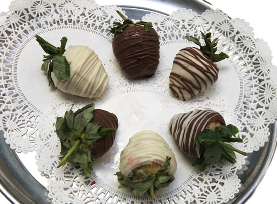 Valentine's Day Treats at Disney Parks, Including Chocolate Covered Strawberries