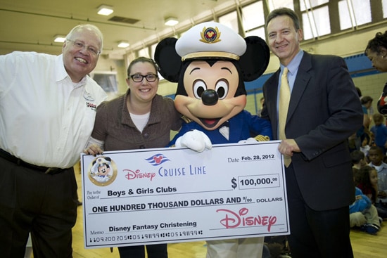 Disney Cruise Line Contributes $100,000 to the Boys & Girls Clubs of New York 