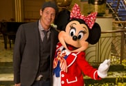 Ty Pennington with Minnie Mouse on the Disney Fantasy
