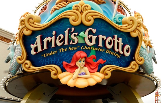 Ariel's Grotto at Disney California Adventure Park