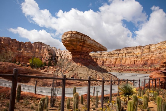 Willy’s Butte in Cars Land at Disney California Adventure Park, By Paul Hiffmeyer