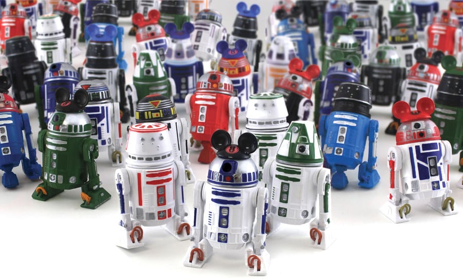 Star Wars Disney Build A Droid Factory Top Hat  for R2 Astromech 