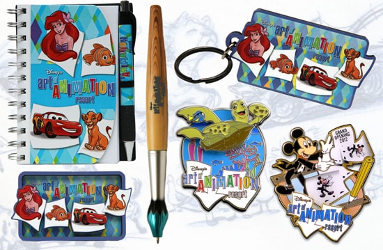 Disney's Art of Animation Resort Merchandise Featuring Souvenirs