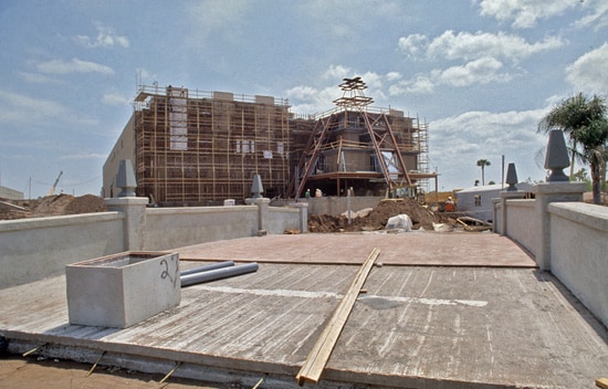 Mexico Pavilion Prior to Opening in May 1982 at Epcot