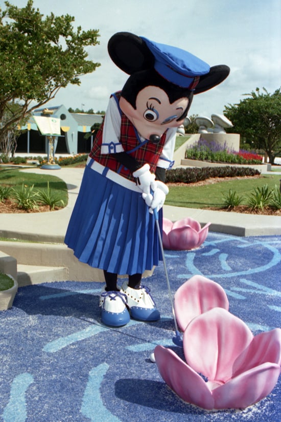 Minnie at Fantasia Gardens and Fantasia Fairways in May 1996