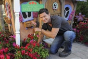 ‘My Yard Goes Disney’ Host Brandon Johnson Helps Landscape the Morales Family's Backyard
