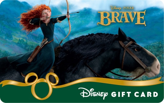 The New 'Brave' Disney Gift Card