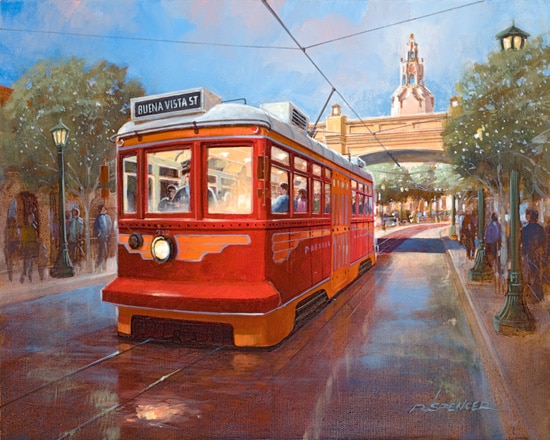 'Red Car Trolley' from Imagineer and Creative Director of Buena Vista Street, Ray Spencer