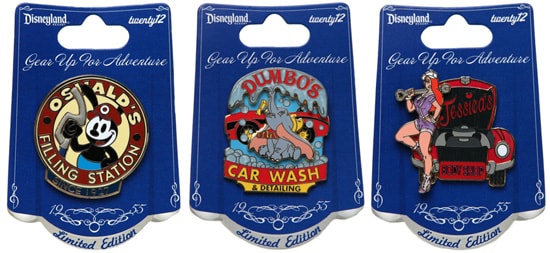 Pins from the New ‘Car Show at Disneyland’ Collection