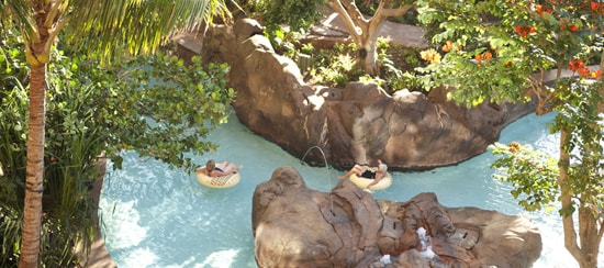Waikolohe Stream at Aulani, a Disney Resort & Spa in Hawai`i