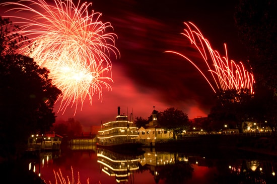 Disney Parks After Dark: Fireworks Above Liberty Square at Magic Kingdom Park
