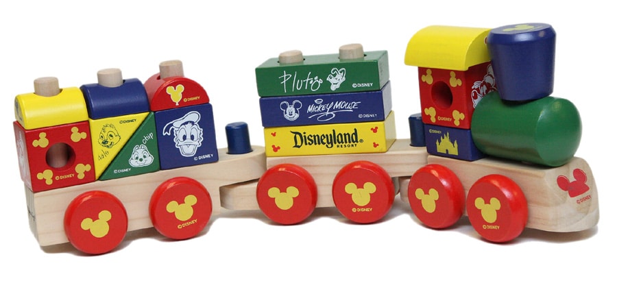 Disney Mickey Mouse & Friends Wooden Stacking Train Toy Set NEW Melissa & Doug 