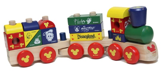 Wooden Stacking Train Available at Disney Parks