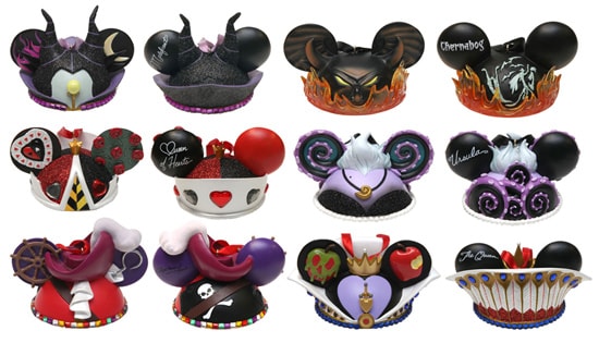 New Villains Ear Hat Ornaments Coming to Disney Parks