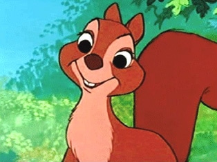 The Little Girl Squirrel in 'The Sword in the Stone,' Voiced by Disney Legend Ginny Tyler
