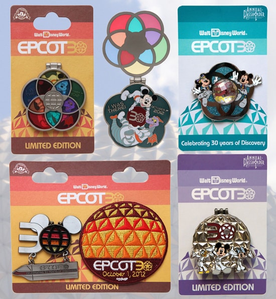 Upcoming Pins Celebrating the 30th Anniversary of Epcot