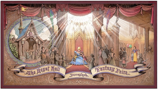 Royal Hall at the New Fantasy Faire Coming to Disneyland Park in 2013