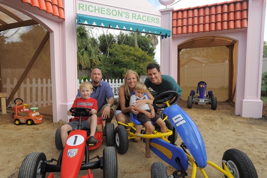 The Richesons Family Gets a Backyard Makeover Inspired by Cars Land on HGTV’s'My Yard Goes Disney'
