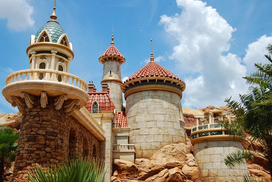 Prince Eric's Castle in New Fantasyland at Magic Kingdom Park
