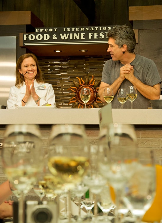 Master Sommelier Andrea Robinson at the Epcot International Food & Wine Festival