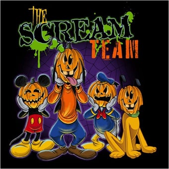 'Scream Team' Merchandise Design at the Disneyland Resort