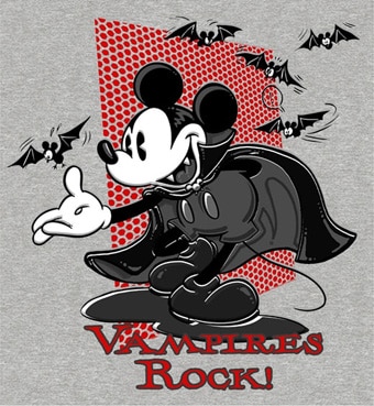 'Vampires Rock' Merchandise Design at the Disneyland Resort