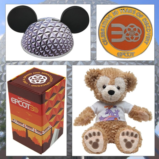 Commemorate the 30th Anniversary of Epcot With New Merchandise, Including Open Edition Pins, the Baseball Cap, and the “Toothpick Holder” Set, and a 12-inch Duffy the Disney Bear, Starting September 28