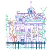 Haunted Mansion, Included in the New Park Icon Sketch Collection Debuting at Disneyland Park