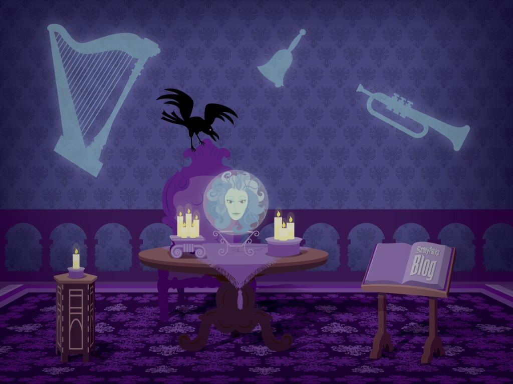 Desktop Wallpaper Featuring Madame Leota in the Haunted Mansion
