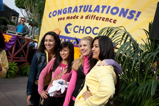 Disney Channel Star Caroline Sunshine Participates in CHOC Walk at the Disneyland Resort Sunday, October 14