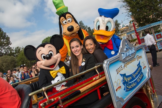 Cast Members Megan Navarette and Sachiko White Named as 2013-2014 Disneyland Resort Ambassador Team