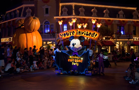 Mickey's Costume Party Cavalcade at Mickey's Halloween Party in Disneyland Park