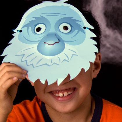 Make Your Own Haunted Mansion Ghost Masks