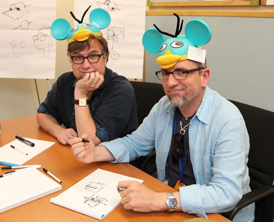 The Co-Creators of “Phineas & Ferb” – Dan Povenmire and Jeff “Swampy” Marsh Visit Disney Design Group