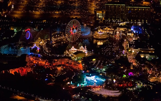 Disney Parks After Dark: Flying High Above Paradise Pier at Disney California Adventure Park