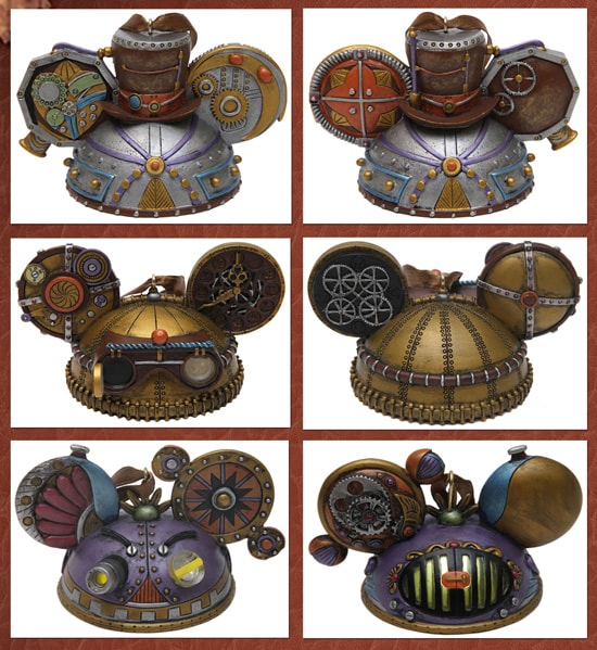 The Mechanical Kingdom Inspires New Merchandise at Disney Parks, Including Steampunk Ear Hat Ornaments