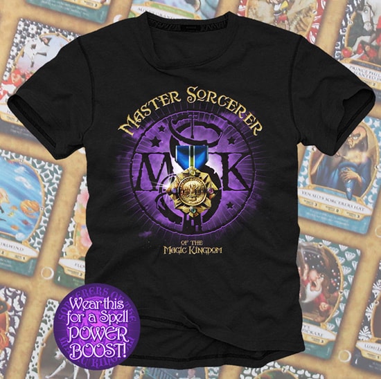 New 'Master Sorcerer' Sorcerers of the Magic Kingdom Power Up Shirt