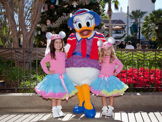 Sophia Grace and Rosie Visit Disney California Adventure Park for the 2012 Disney Parks Christmas Day Parade Segment