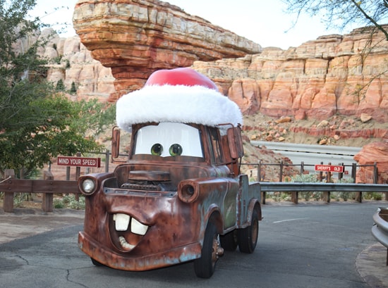 Mater in Cars Land at Disney California Adventure Park