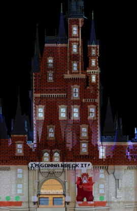 Scenes from 'Wreck-It Ralph' in 'Celebrate the Magic' at Magic Kingdom Park