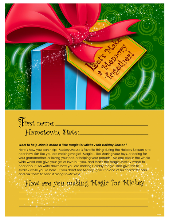 Give Back with Kindness This Holiday Season with Special Cards Included in Mickey and Minnie's Stockings of Surprises Available from Disney Floral & Gifts